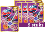 Glorix Aromalux WC blokjes - Wild Berries & Hibiscus Oil - 9 Stuks voor €8,74