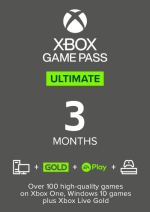 3 Month Xbox Game Pass Ultimate Xbox One / PC (EU & UK) for £31.99 at Loaded