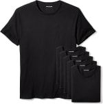 Pack 6 camisetas Amazon Essentials Interiores Algodón con Cuello Redondo por 16.15€