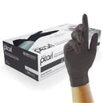 Unigloves Black Pearl Nitrile Gloves 100 Pack for £5.92