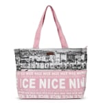 Robin Ruth - Bolso Tote Cabas City Photo Nice Rosa con Cremallera por 1.99€