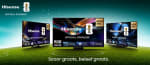 Tot €1.000,- cashback op geselecteerde Hisense TV’s