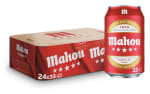 Pack de 24 Latas x 33cl Mahou 5 Estrellas Cerveza Especial Dorada Lager a 11.18€