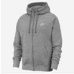 Sweatshirt zippé Nike à capuche homme Sportswear Club Fleece Gris à 54,99€
