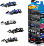 Hot Wheels Formula 1 Pack de 5 Coches de Juguete metálicos a Escala 1:64 por 10.19€