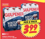6-Pack Gulpener bier wintervrund voor €3,99 bij de Nettorama