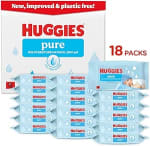Huggies Pure Baby Wipes - Pack of 18 (864 Wipes) for £10.50
