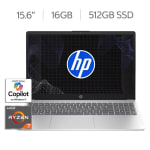 Laptop HP 15-fc0288la Ryzen 7 16GB 512GB por $10,799 | Costco (PayPal)