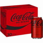 Coca Cola Zero Sugar 30 Pack £3.56 Instore at Tesco Burgess Hill