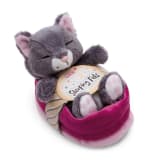 Nici Peluche Gato gris dormilón por 9.55€.