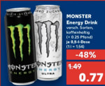 Monster Energy 0,5L voor €0,77 bij kaufland