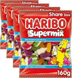 Haribo Supermix 160g bags, pack of 4, available for £3.48 with Subscribe & Save