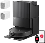 Roborock Qrevo S Pro robotstofzuiger met dweilfunctie, 18.500 Pa, 75°C dock