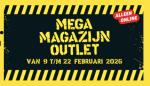 Tot 50% korting tijdens de Mega magazijn outlet bij kruidvat