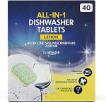Lot de 40 tablettes tout-en-un pour lave-vaisselle parfum citron à 3,87€