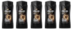 5 Botes de Axe Gel de Ducha para Hombre Dark Temptation 400ml por 9.81€