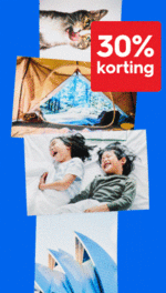 30% korting op alle afdrukken bij besteding vanaf €20 bij HEMA