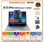 Ninkear A15 Pro Laptop 16 inch Ryzen 5 5500U 16GB DDR4 + 1TB voor € 349,06