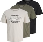 JACK & JONES Shirt 'JJETHAN' 3-pack voor €15,13 bij Bol