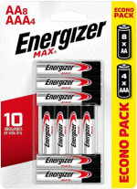 Energizer Pilas alcalinas AA y AAA (12 piezas) por $93 en Amazon