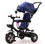 Tricycle évolutif pour enfant de 1 à 5 ans -mixte-4 positions-Bleu à 39,99€