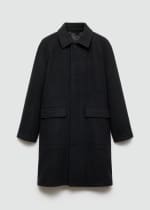 Abrigo lana bolsillos por 27,99€ en Mango Outlet