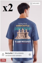 2 Camisetas Sandcastle para Hombhre Springfield por 6.38€