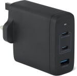 Amazon Basics 120W Nano GaN 3‑Port Wall Charger for £26.24 at Amazon
