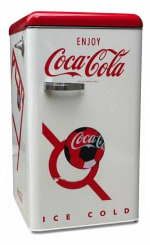 Frigobar Coca Cola 3.0 Retrocream por $2,499 | Home Depot