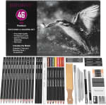 HIFORNY juego de 46 lápices de dibujo por 13,02€ en Amazon
