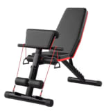 Banco de Mancuerna Plegable Inclinable de Pesas Musculación por 42,76€