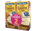 Gallina Blanca Caldo Casero de Pollo 1L Pack de 2 x3 por 7,38€