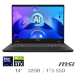 MSI Prestige 14 AI Studio Laptop £699.99