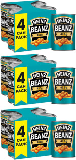 Heinz Baked Beanz 415 g (Pack of 12) for £6.38 at Amazon