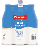 Leche Pascual semidesnatada (pack 6 x 1,5 L) por 4,95€