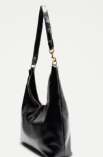 Bolso de hombro con efecto piel y adorno metálico - Tintoretto por 23.6€
