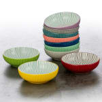 Signature Housewares Stoneware Bowls, 10 Piece for £11.98
