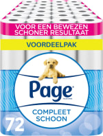 Page/Scottex Compleet Schoon wc papier 72 rollen voor €25,99 bij Bol