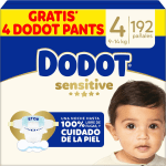 Dodot Pañales Bebé Sensitive talla 4 (192 pañales) por 61,03€