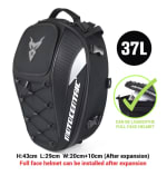 Motocentric bolsa para asiento trasero de motocicleta impermeable para casco a 14.79€