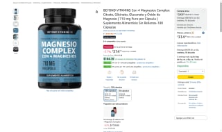 Suplemento Magnesio 710mg por $314 | Oferta Amazon