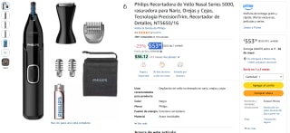 Philips Recortadora Nasal 5000 por $553 | Oferta Amazon