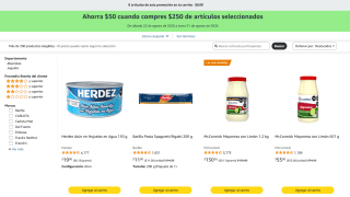 $50 de descuento al comprar $250 en McCormick y Herdez en Amazon