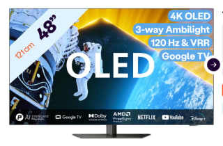 Philips 48OLED809 - 48 inch - 4K OLED - 2024 voor €699 bij ibood