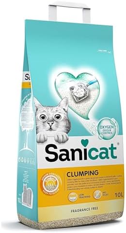 Sanicat Arena para Gatos Aglomerante Sin perfume 10 litros por 5,99€