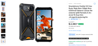 Oukitel G3 16GB 128GB por $2,145 | Oferta Mercado Libre