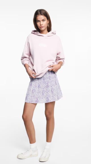 Falda fluida estampada por 4.99€