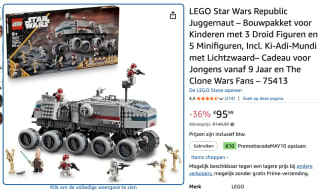 LEGO Star Wars Republic Juggernaut voor €85,99 dmv code bij Amazon