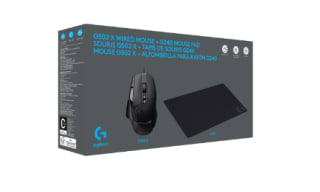 Souris Gaming filaire Logitech G502 X Noir + Tapis de souris G240 à 59,99€