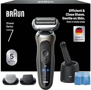Braun Series 7 Afeitadora Eléctrica Hombre, 72-C7650CC, Oro por 139.82€